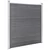 Vrtna ograda WPC 526 x 186 cm siva
