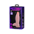 BAILE Realistični vibrator na naduvavanje, 18.8 cm, Boja kože