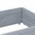 Vrtna sadilica siva 150x50 cm od masivne borovine