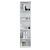 Hanah Home Polica za knjige Ktp-325-Bb-1, 43x182x26 cm, Bela