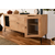 Hanah Home Komoda Wire 180x81x41cm Hrast