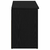 Klupa za cipele crni hrast 102x30,5x45 cm izrađeno drvo