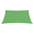 Den Senčno jadro 160 g/m2 svetlo zeleno 3,6x3,6 m HDPE