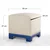 Atelier del Sofa Tabure Lenover, 50x47x50cm, Krem