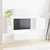 Set zidnog ormarića za TV Zidne 6 pcs Bijelo