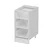 Hanah Home kuhinjski element Minar 7984, 40 cm, beli / antracit