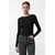 Trendyol Milla ženska bluza model TWOAW25BZ00061, Crna-Antracit-Multikolor