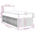 vidaXL vidaXL Box spring postelja z vzmetnico temno rjava 100x200 cm blago, (21291722)