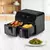 Ufesa AirFryer Storm, Bezuljna, Dupla posuda, 9L(5.5L+3.5L), 8 programa, Crna