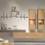 WallXpert metalni zidni ukras 5361, šolja kafe na liniji otkucaja srca, 60 x 31 cm, crni