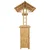 Vanjski bar stol Prirodna 115 x 95 x 214 cm Bambus