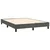 Vidaxl Box spring postelja z vzmetnico temno siva 140x200 cm žamet
