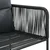 7-dijelni vrtni blagovaonski set od PVC ratana crni