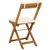 Vanjske bistro stolice 6 pcs Krem bijela 40 x 53 x 80 cm