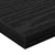 Police za knjige 4 pcs Crna 60 x 20 x 1,5 cm Konstruirano drvo