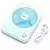 Aigostar - Stoni punjivi ventilator 5W/5V 3600mAh USB plavi