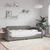 Vidaxl Raztegljiva postelja taupe 90x200 cm blago