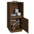 Vidaxl Komoda medeno rjava 38x35x80 cm trdna borovina