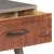 shumee Klubska mizica siva 100x60x40 cm trden mangov les