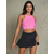 Sinsay - Rebrasti crop top - roze