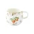 Porcelain mug, 400ml, with embossed design, Fancy Fruit - Easy Life