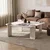 Hanah Home klub sto Marais, 117 cm, travertin