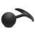 Heavy Hitters Comfort Plugs Premium Silicone 4.7 Weighted Round Plug Extra Large Black