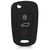 Silikonski etui za avtomobilske ključe za Hyundai - črna