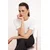 Trendyol Majica modra / bela