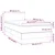 Vidaxl Box spring postelja z vzmetnico krem 80x200 cm blago