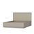 Hanah Home Ram za krevet Kale, 150x130x208 cm, Bež