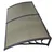Nadstrešnica Aluminijumska 240x150cm Crna Bronza 5mm
