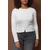 Trendyol Curve Ženska bluza Tbbaw26Af00119, Bela