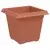 Saksije za biljke 24 pcs Crvena cigla 16 x 16 x 14 cm Plastika