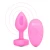 b-Vibe Vibrating Heart Plug S/M Pink