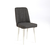HANAH HOME Trpezarijska stolica Vina Sandalye Anthracite White