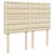 vidaXL vidaXL Box spring postelja z vzmetnico krem 160x200 cm blago, (21308158)