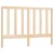 Greatstore Posteljno vzglavje 126x4x100 cm trdna borovina