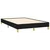Vidaxl Box spring postelja z vzmetnico črna 120x190 cm blago