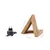 Opviq Stona lampa, LED, Braon