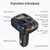 Bluetooth FM LED Transmiter C57 crni