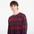 Majice adidas 90S Alternative Sport Long Sleeve Stripe Waffle T-Shirt Aurora Ruby L