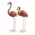 Aberto Design Set Dekorativnih figura Flamingo, Rozi
