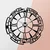Wallity Zidni sat Enzoclock - S016, 48x48 cm
