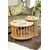 Hanah Home Set stočića za kafu, 2 komada, Krem