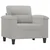 4-dijelni set sofa s jastucima svjetlosivi od mikrovlakana