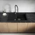 Granitna sudopera Valterra NIKO 780 crna boja 780x500 mm