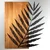 Hoja de Arte -1 - Black, Walnut BlackWalnut Decorative Wooden Wall Accessory