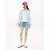 Tommy Jeans Bluza svetlo modra