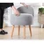 Lessentiel Maison Tabure 48x47x42cm, Sivo